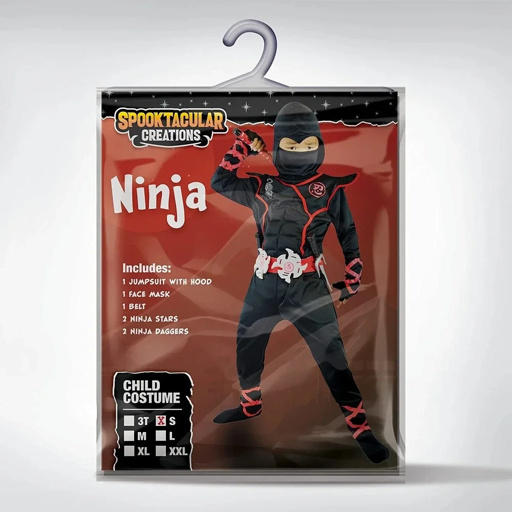 Spooktacular Creations Boys Ninja Deluxe Costume for Kids XL
